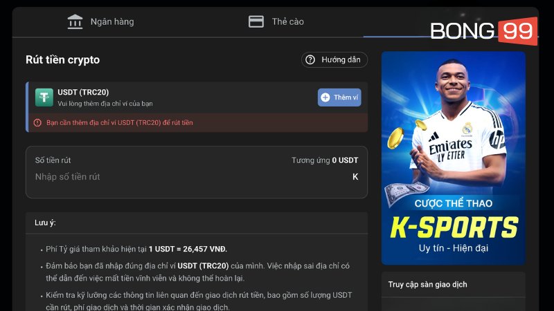 Rút tiền Crypto ngày càng được nhiều người chơi lựa chọn
